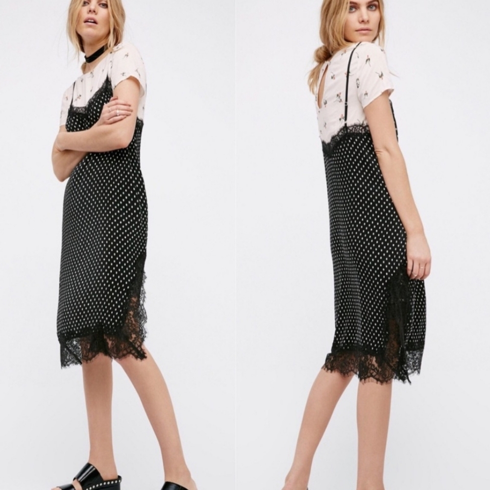Free People Margot Slip Dress Size Large - Picture 2 of 3